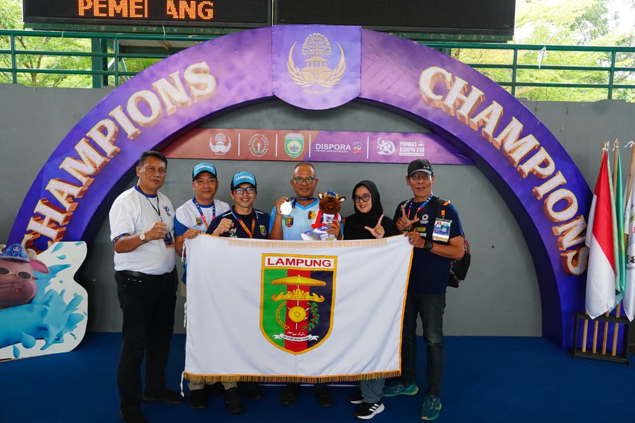 Renang Lampung Persembahkan Medali Perak, Tambah Koleksi Enam Medali di Pornas Korpri XVII